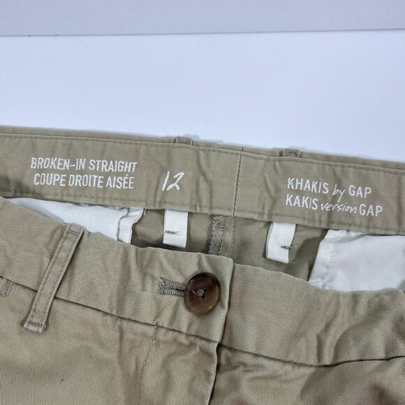 Gap Broken-In Straight Khakis ankle length in beige - Picture 6 of 7